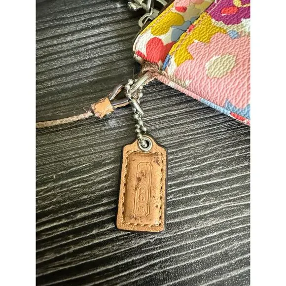 Coach Floral Peyton Medium Wristlet - Picture 6 of 9